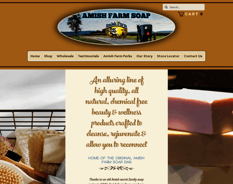 Amishfarmsoap.com thumbnail