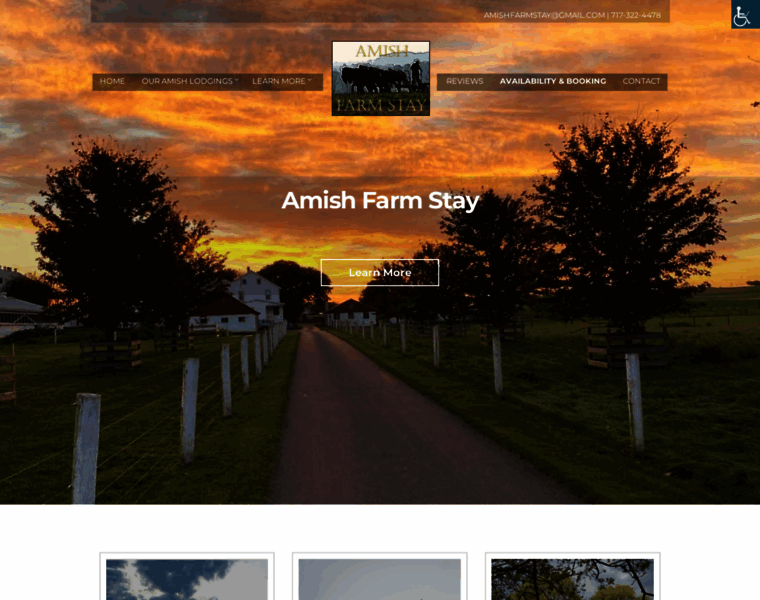 Amishfarmstay.com thumbnail