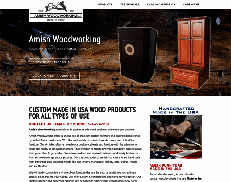 Amishwoodworking.com thumbnail