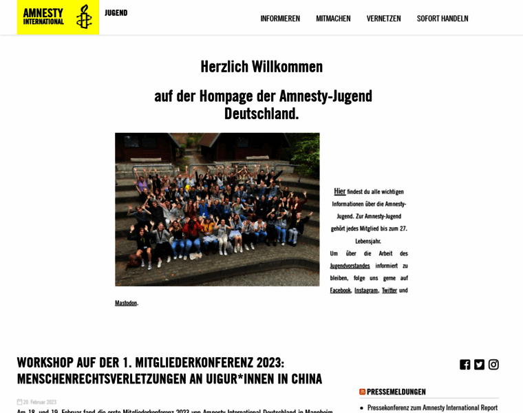 Amnesty-jugend.de thumbnail