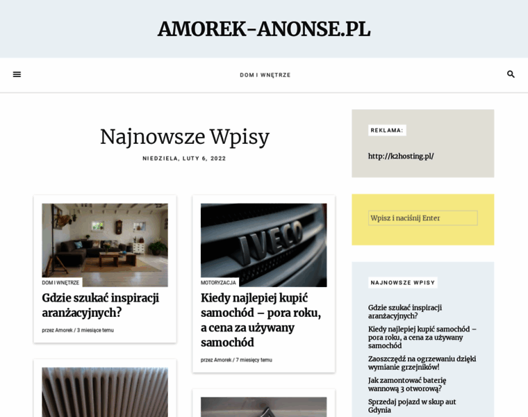 Amorek-anonse.pl thumbnail