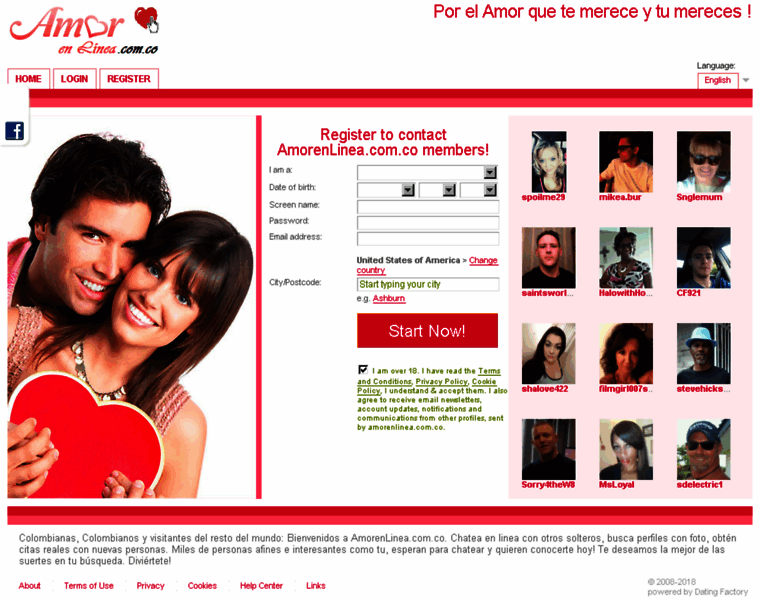 Amorenlinea.com.co thumbnail Amorenlinea.com.co thumbnail