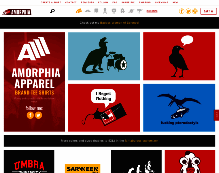 Amorphia-apparel.com thumbnail
