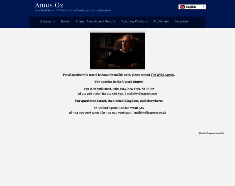 Amos-oz.net thumbnail Amos-oz.net thumbnail