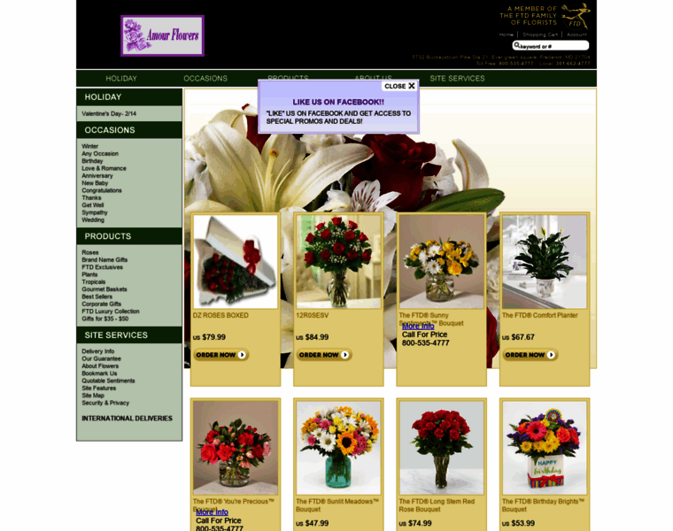 Amourflowers.com thumbnail