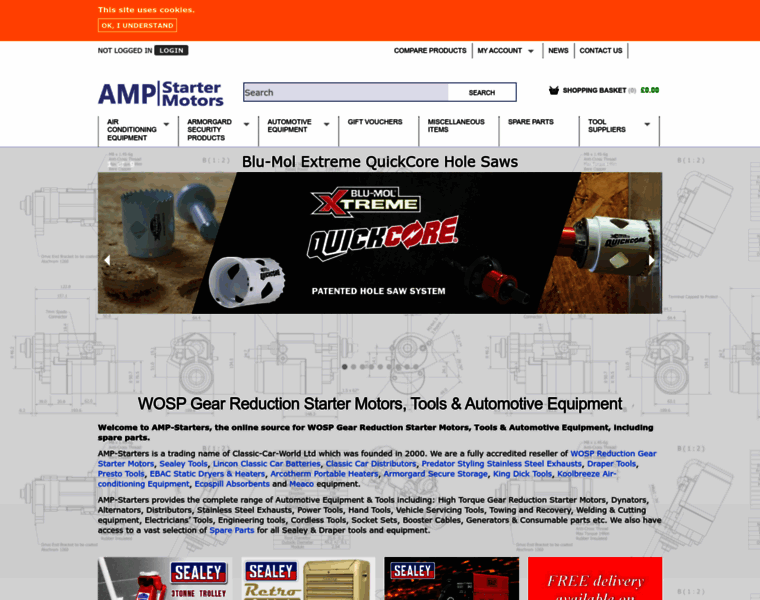 Amp-starters.co.uk thumbnail