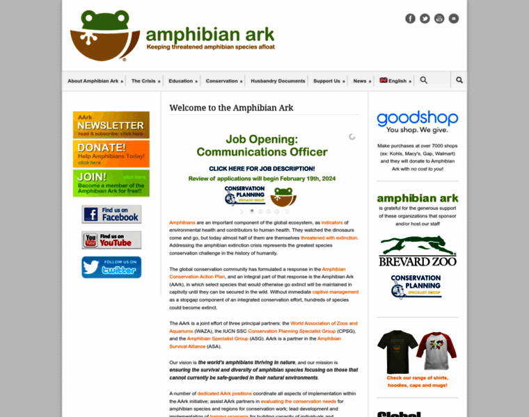 Amphibianark.org thumbnail