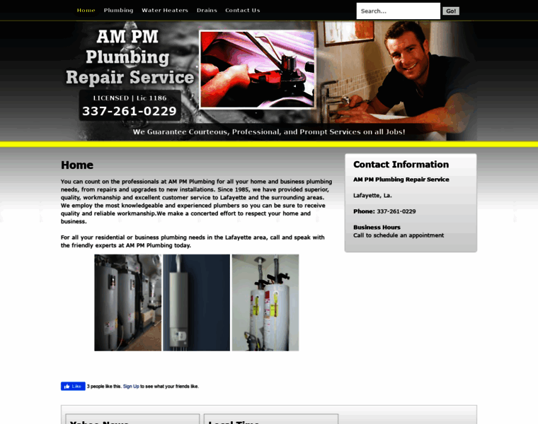 Ampmplumbingrepair.com thumbnail