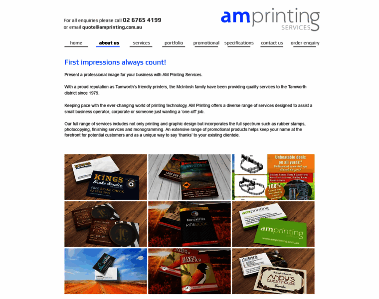 Amprinting.com.au thumbnail