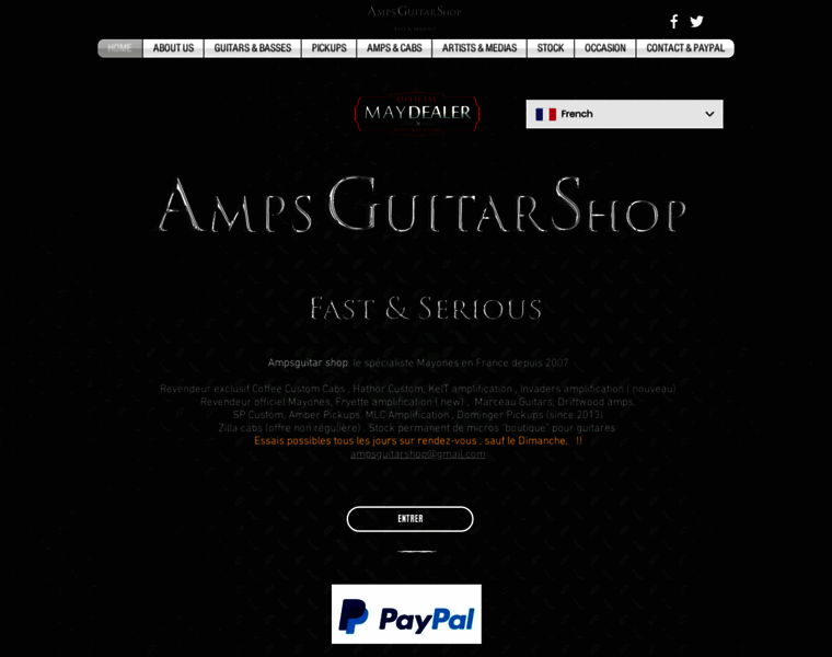 Ampsguitar-shop.com thumbnail