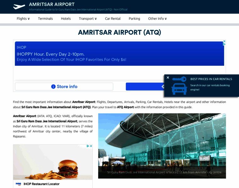 Amritsarairport.com thumbnail