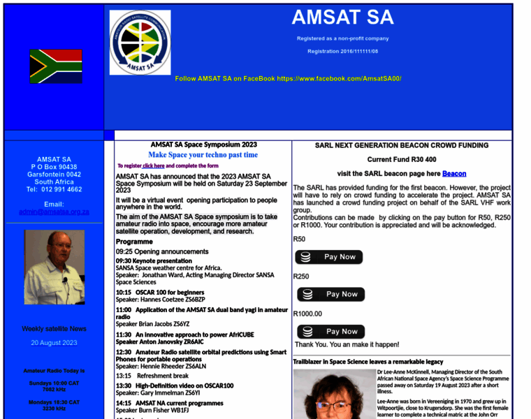 Amsatsa.org.za thumbnail