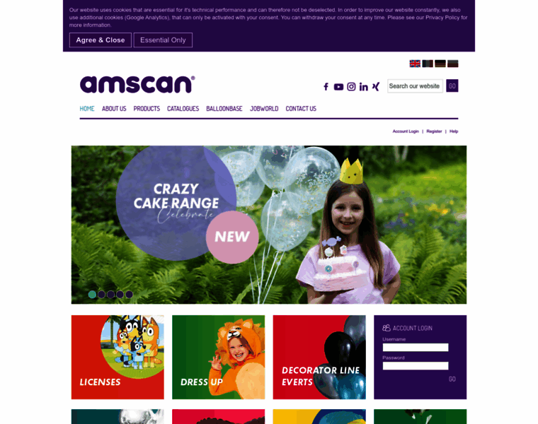Amscan-europe.com thumbnail