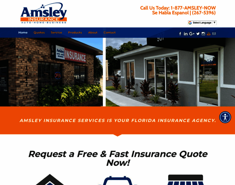 Amsleyinsurance.com thumbnail
