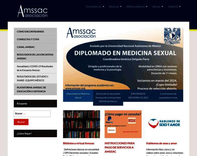 Amssac.org thumbnail