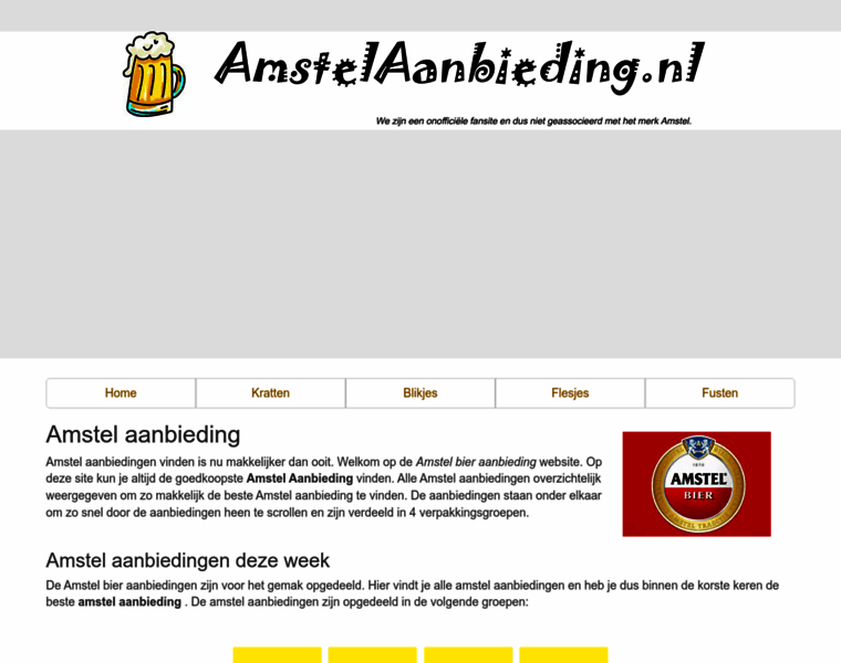 Amstelaanbieding.nl thumbnail