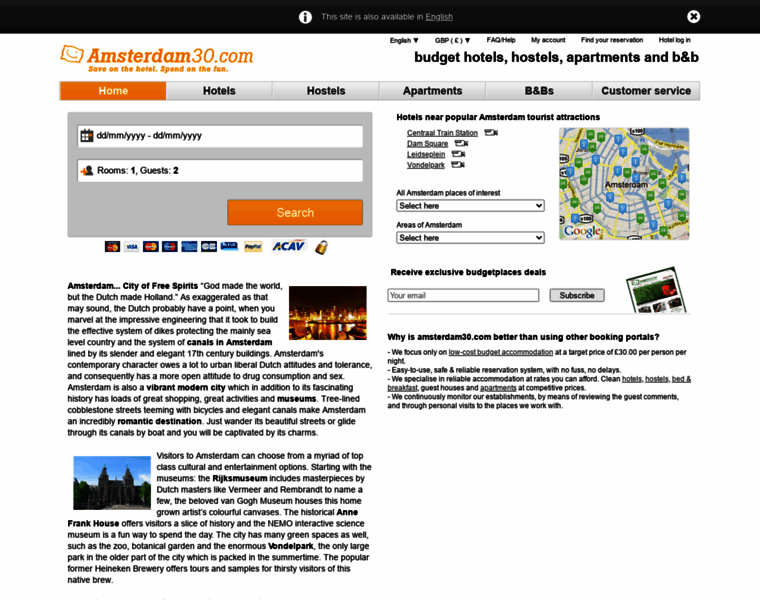 Amsterdam30.com thumbnail