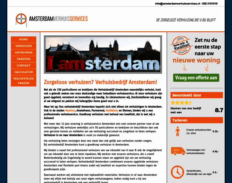 Amsterdamverhuisservices.nl thumbnail