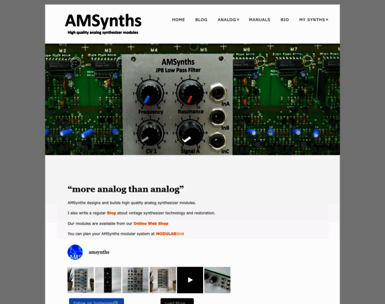 Amsynths.co.uk thumbnail
