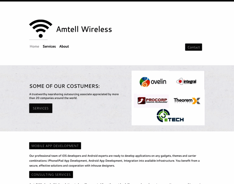 Amtell-wireless.com thumbnail