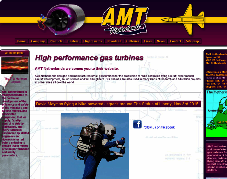 Amtjets.com thumbnail
