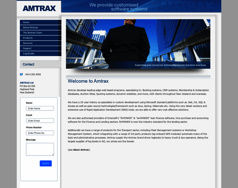 Amtrax.co.nz thumbnail