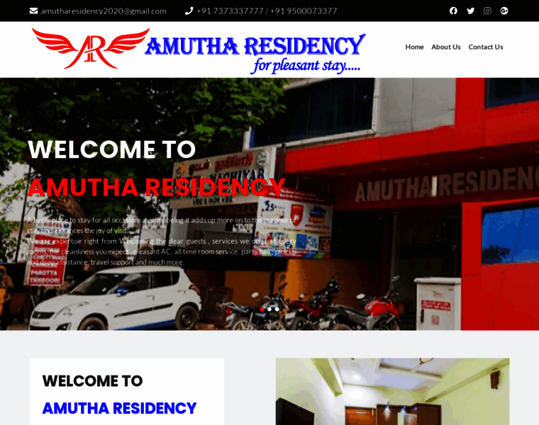 Amutharesidency.co.in thumbnail