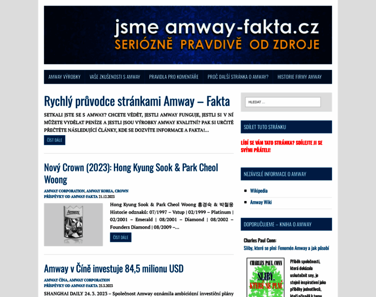 Amway-fakta.cz thumbnail