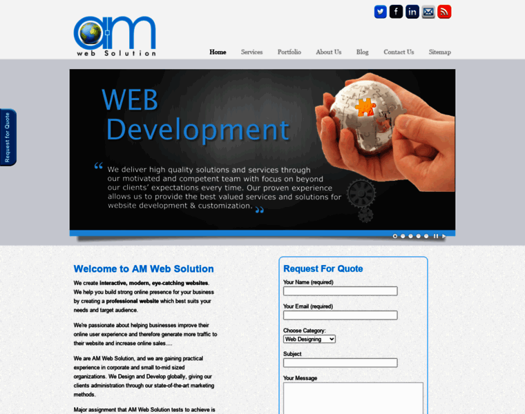 Amwebsolution.com thumbnail