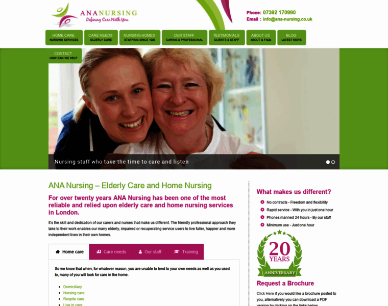 Ana-nursing.co.uk thumbnail