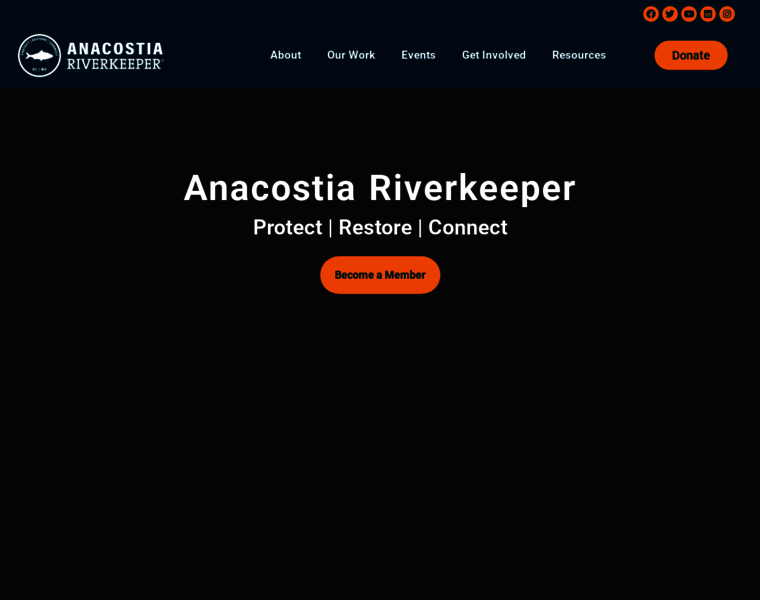 Anacostiariverkeeper.org thumbnail