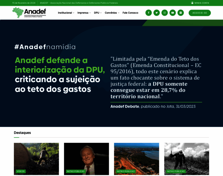 Anadef.org.br thumbnail