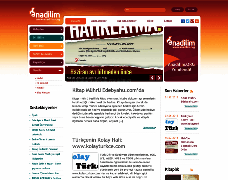 Anadilim.org thumbnail