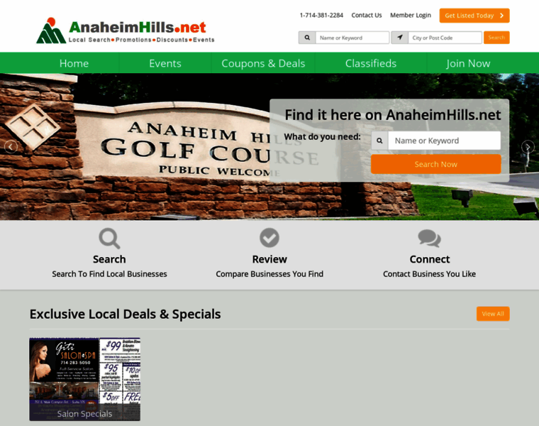 Anaheimhills.net thumbnail