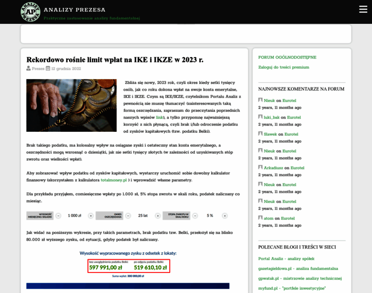 Analizyprezesa.pl thumbnail