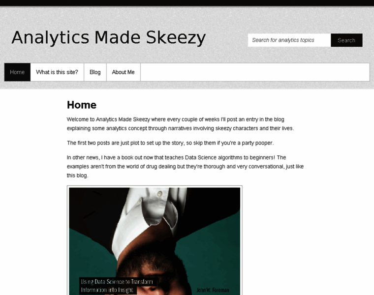 Analyticsmadeskeezy.com thumbnail