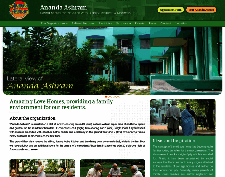 Anandaashram.net thumbnail