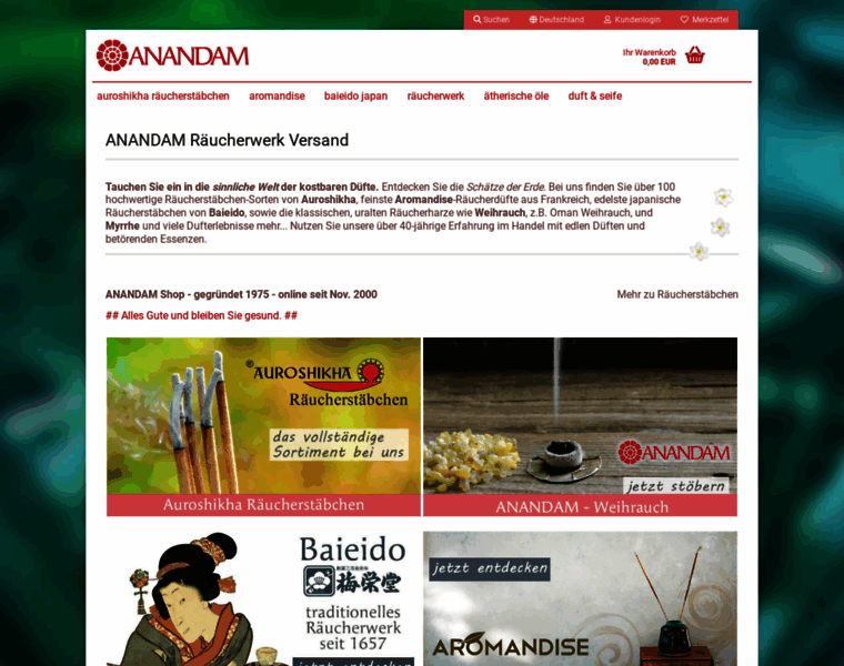 Anandam-shop.de thumbnail