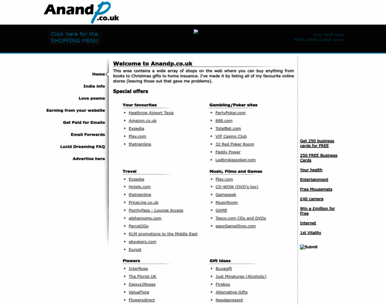 Anandp.co.uk thumbnail