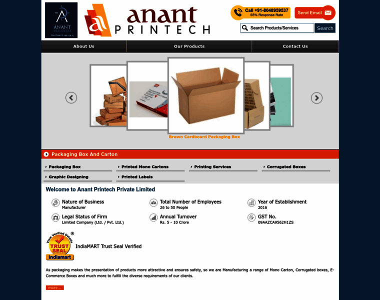 Anantprintech.in thumbnail