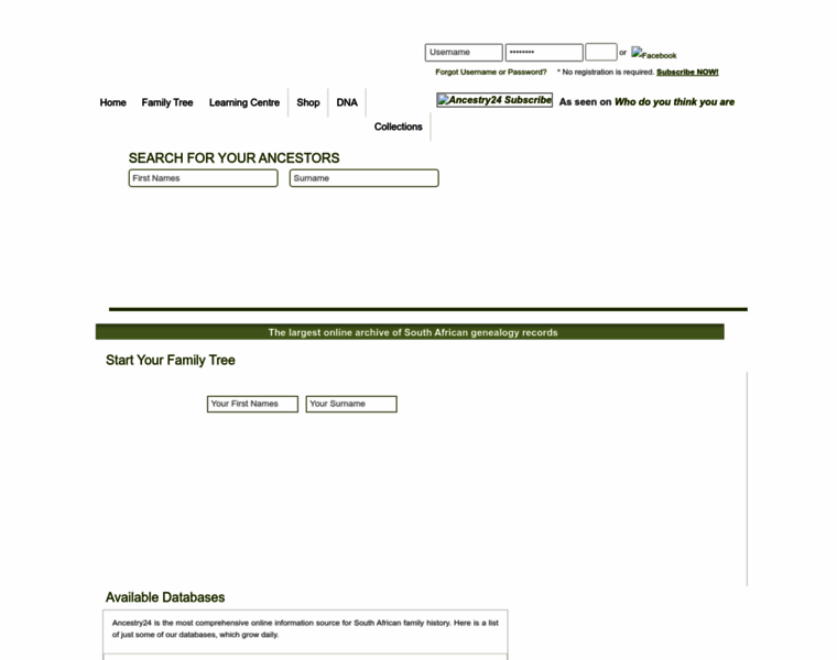 Ancestry24.co.za thumbnail