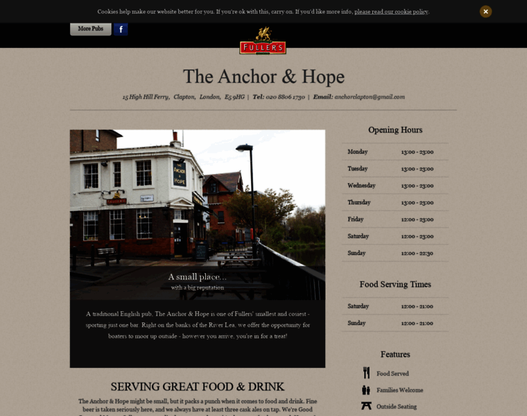 Anchor-and-hope-clapton.co.uk thumbnail