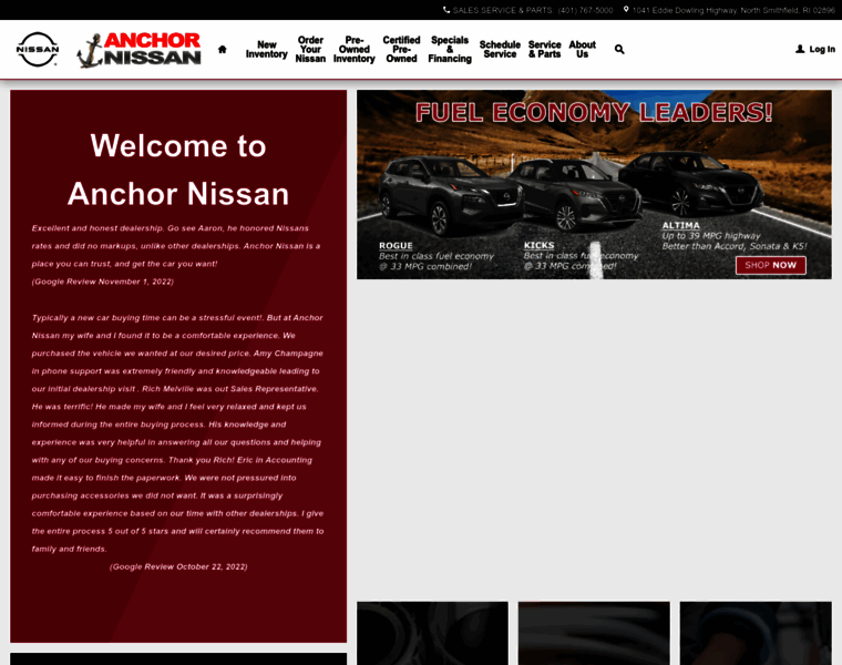 Anchor-nissan.com thumbnail