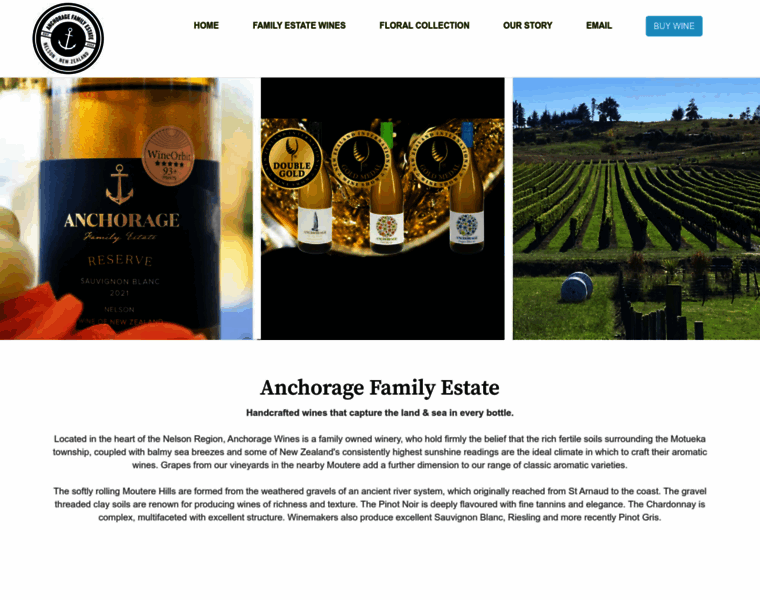 Anchoragewines.co.nz thumbnail