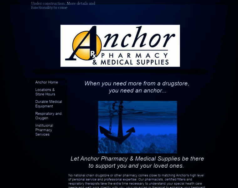 Anchorpharmacies.com thumbnail