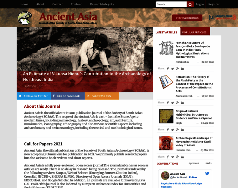 Ancient-asia-journal.com thumbnail