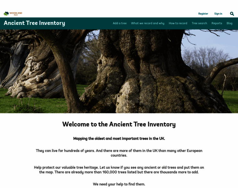 Ancient-tree-hunt.org.uk thumbnail