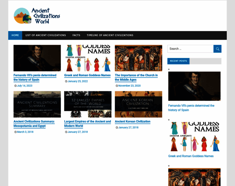 Ancientcivilizationsworld.com thumbnail