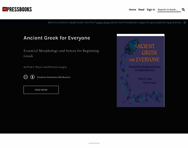 Ancientgreek.pressbooks.com thumbnail