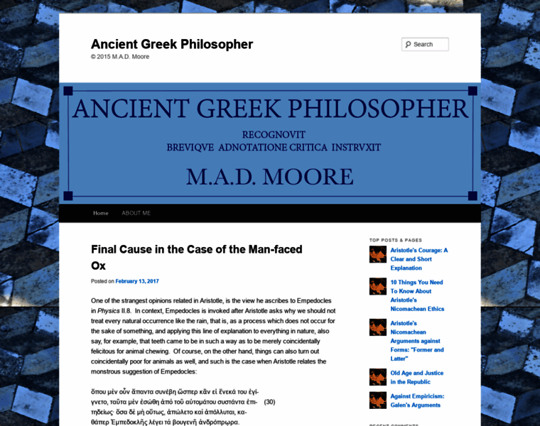 Ancientgreekphilosopher.com thumbnail